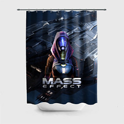 Шторка для душа Mass Effect ТалиЗора, цвет: 3D-принт