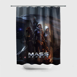 Шторка для ванной Mass Effect space game