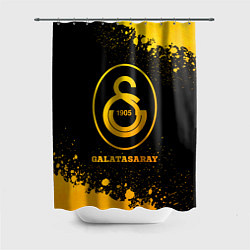 Шторка для ванной Galatasaray - gold gradient