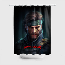 Шторка для ванной Веном Снейк из игры Metal gear