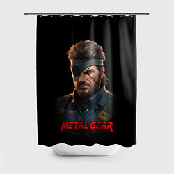 Шторка для ванной Веном Снейк из игры Metal gear