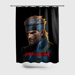 Шторка для ванной Веном Снейк из игры Metal gear