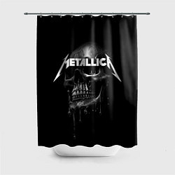 Шторка для душа Metallica - rock group, цвет: 3D-принт