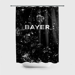 Шторка для душа Bayer 04 black ice, цвет: 3D-принт