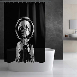 Шторка для душа Темный дворецкий Сиэль, цвет: 3D-принт — фото 2