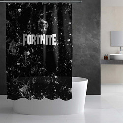 Шторка для душа Fortnite black ice, цвет: 3D-принт — фото 2