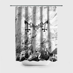 Шторка для ванной Mayhem white graphite