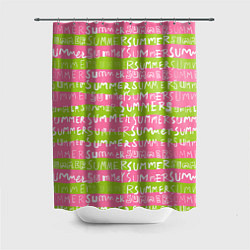 Шторка для душа Summer pattern, цвет: 3D-принт