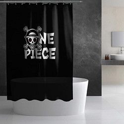 Шторка для душа One piece - emblem, цвет: 3D-принт — фото 2