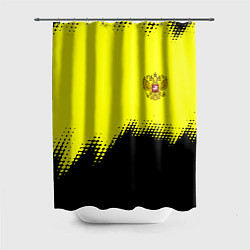 Шторка для ванной Российская империя краски герб