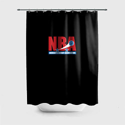 Шторка для ванной NBA sport basketball