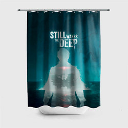 Шторка для ванной Still wakes the deep силуэт