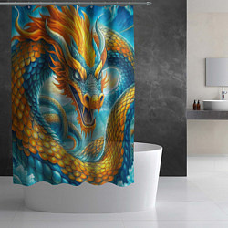 Шторка для душа Огромная змея, цвет: 3D-принт — фото 2