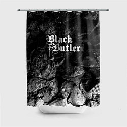 Шторка для душа Black Butler black graphite, цвет: 3D-принт