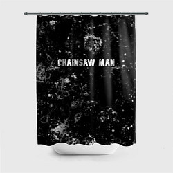 Шторка для ванной Chainsaw Man black ice