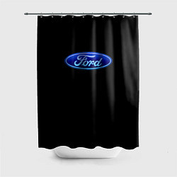 Шторка для душа Ford neon steel, цвет: 3D-принт