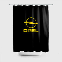 Шторка для ванной Opel yellow