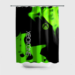 Шторка для ванной Xbox one green flame