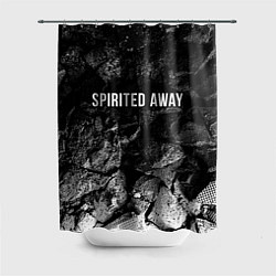 Шторка для душа Spirited Away black graphite, цвет: 3D-принт