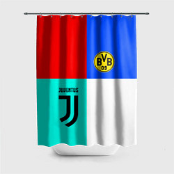 Шторка для ванной Juventus x Borussia