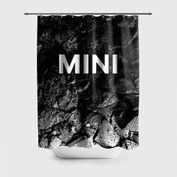 Шторка для ванной Mini black graphite