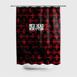 Шторка для душа Red dead redemption x farcry pattern, цвет: 3D-принт