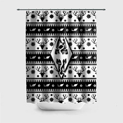 Шторка для ванной The Elder Scrolls winter deer pattern
