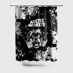 Шторка для ванной Arctic Monkeys рок пес