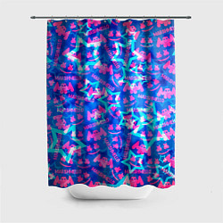 Шторка для душа Marshmello comstock star, цвет: 3D-принт