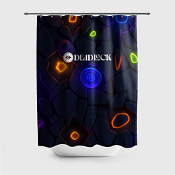 Шторка для ванной Deadlock logo текстурные плиты
