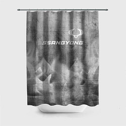 Шторка для ванной SsangYong - grey gradient посередине