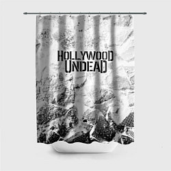 Шторка для ванной Hollywood Undead white graphite