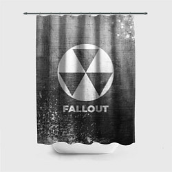 Шторка для ванной Fallout - grey gradient