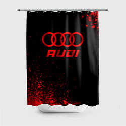 Шторка для ванной Audi - red gradient