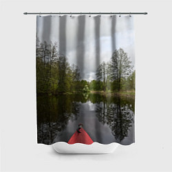 Шторка для ванной Природа России сплав