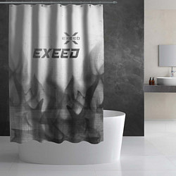 Шторка для душа Exeed - white gradient посередине, цвет: 3D-принт — фото 2