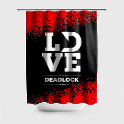 Шторка для душа Deadlock love классика, цвет: 3D-принт