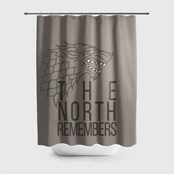 Шторка для душа The North Remembers game of thrones, цвет: 3D-принт