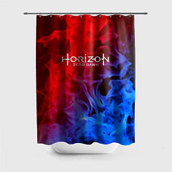Шторка для душа Horizon zero dawn fire gradient, цвет: 3D-принт