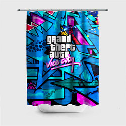 Шторка для ванной GTA vice city steel grafity