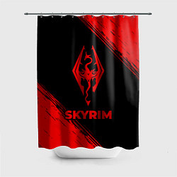 Шторка для ванной Skyrim - red gradient