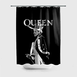 Шторка для душа Queen Freddie Mercury король, цвет: 3D-принт