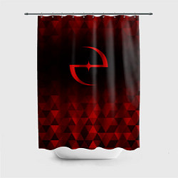 Шторка для душа Evanescence red poly, цвет: 3D-принт