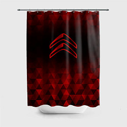 Шторка для ванной Citroen red poly