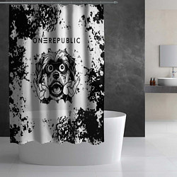 Шторка для душа OneRepublic - рок пес, цвет: 3D-принт — фото 2