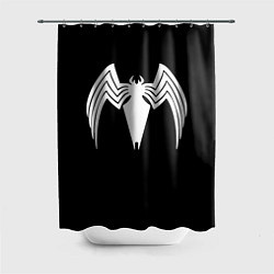 Шторка для ванной Venom - spider logo
