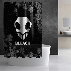 Шторка для душа Снежный Bleach, цвет: 3D-принт — фото 2
