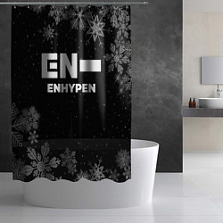 Шторка для душа Снежный Enhypen, цвет: 3D-принт — фото 2