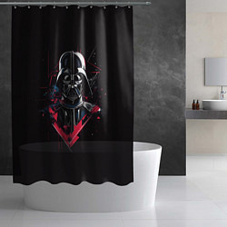 Шторка для душа Darth Vader on black, цвет: 3D-принт — фото 2