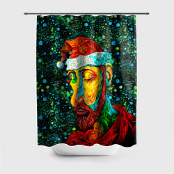 Шторка для ванной Ded Moroz: pop-art-brut-nouveau pointillism